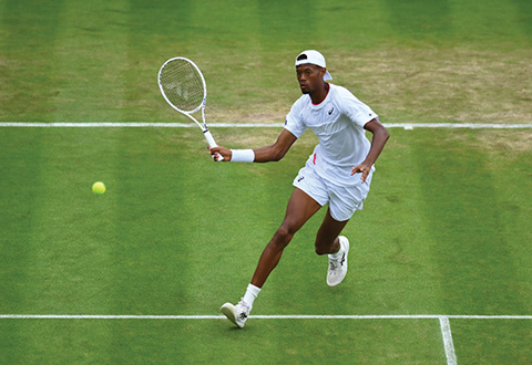Chris Eubank Playing Tennis